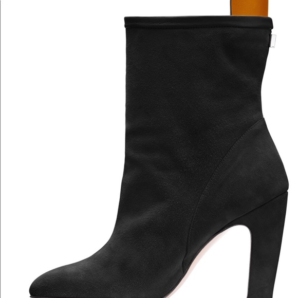 stuart weitzman brooks suede booties